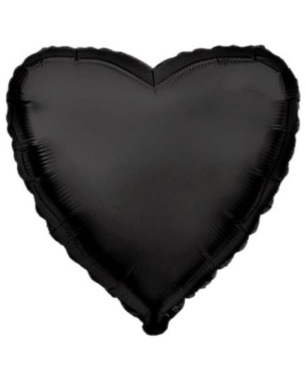 Сердце Черный 46см