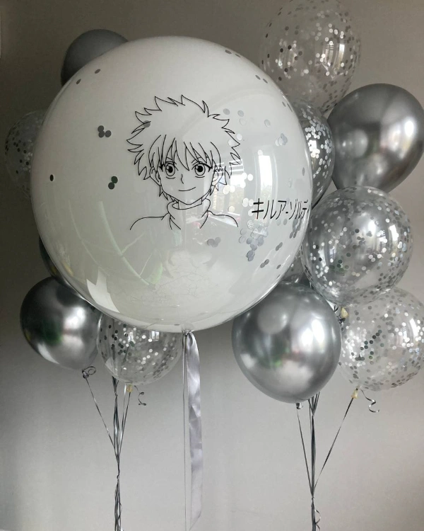 Шар в шаре с конфетти и надписью